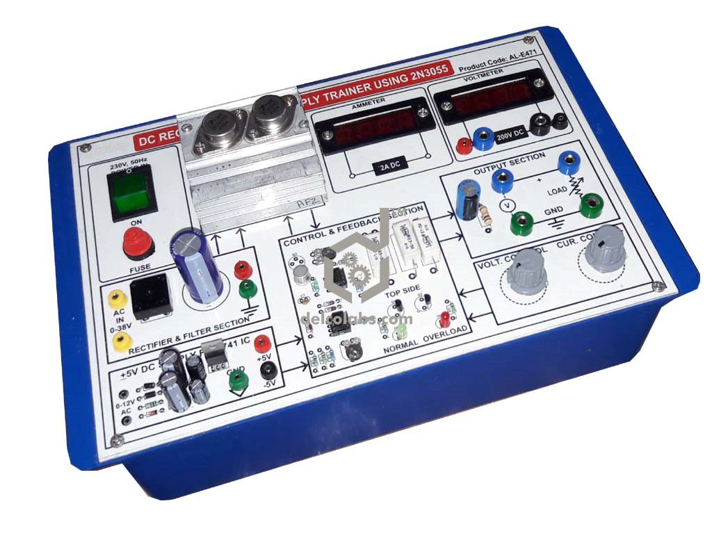 PBE-E025A VOLTAGE REGULATOR TRAINER USING 2N3055 PBE-E025A VOLTAGE REGULATOR TRAINER USING 2N3055