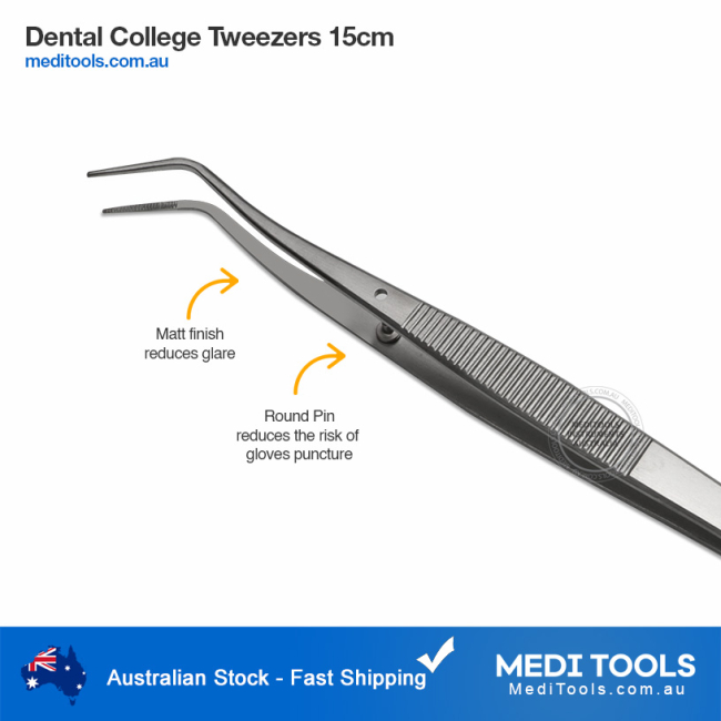 HSI-1228 MERIAM’S DENTAL TWEEZERS HSI-1228 MERIAM’S DENTAL TWEEZERS