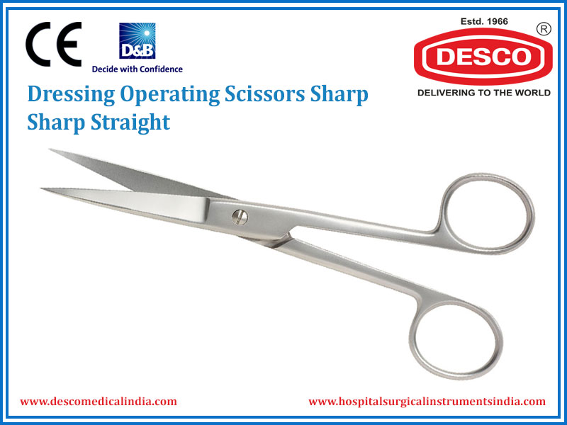 HSI-131 OPERATING/ NURSES/ DRESSING SCISSORS, SHARP/SHARP STRAIGHT HSI-131 OPERATING/ NURSES/ DRESSING SCISSORS, SHARP/SHARP STRAIGHT