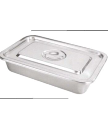 HH-02 KIDNEY TRAY (STAINLESS STEEL) WITH COVER