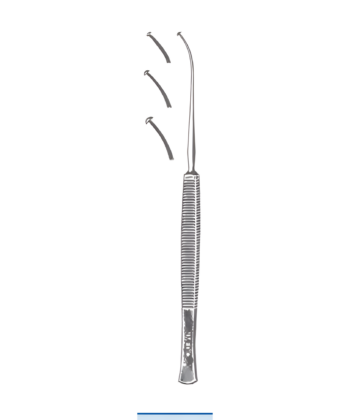 HSI-808 YANKAUER SALPINGEAL EAR CURETTES