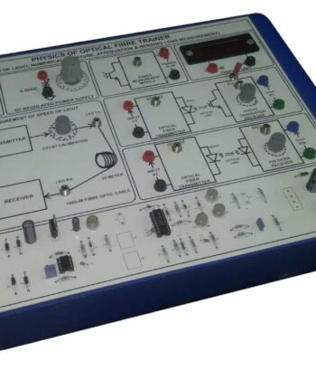 PFO-E160D FIBER OPTIC TRAINER (NUMERICAL APERTURE, ATTENUATION LOSS, BENDING LOSS AND SPEED OF LIGHT)