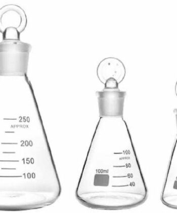 LGW-139 FLASK CONICAL with interchangeable stopper.