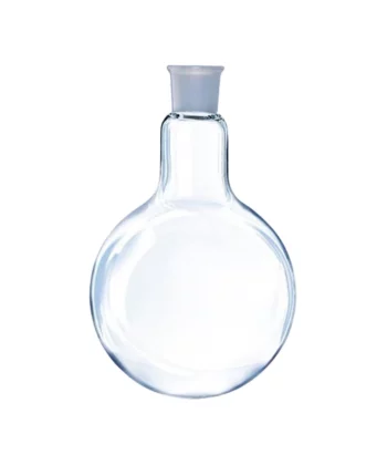 LGW-125 FLASKS FLAT OR ROUND BOTTOM , short or Medium neck with socket