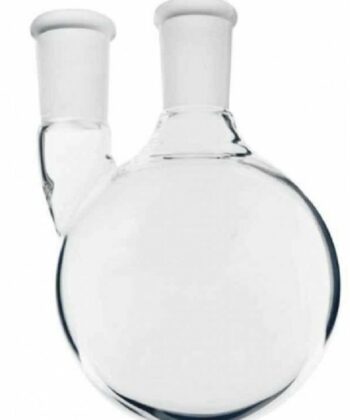 LGW-126 FLASKS ROUND BOTTOM Two neck at angle or parallel