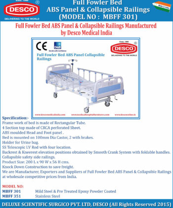 HF-106 FULL FOWLER BED WITH ABS PANEL