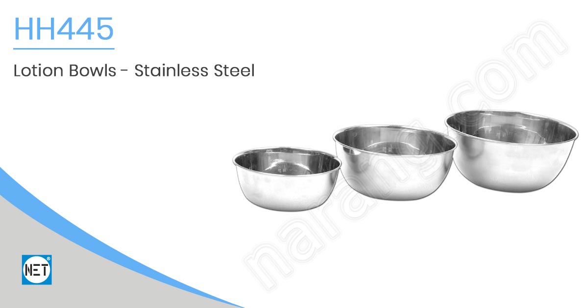 HH-17 LOTION BOWLS - STAINLESS STEEL HH-17 LOTION BOWLS - STAINLESS STEEL