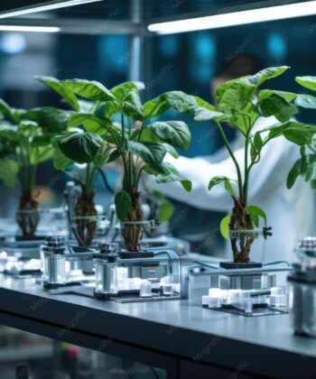 LGW-552 RETORT SHAPED VESSEL, for the culture of Plants in a space devoid of Oxygen.