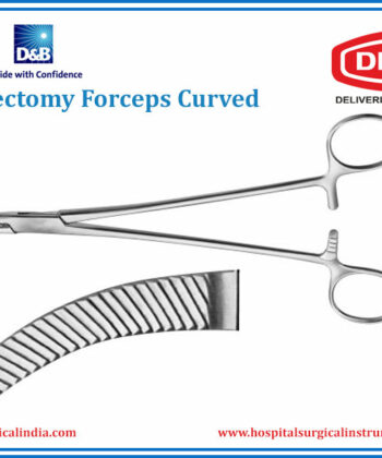 HSI-1065 RUSSELL HYSTERECTOMY FORCEPS CURVED