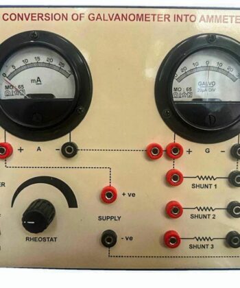 PBE-E023 CONVERSION OF GALVANOMETER TO AMMETER