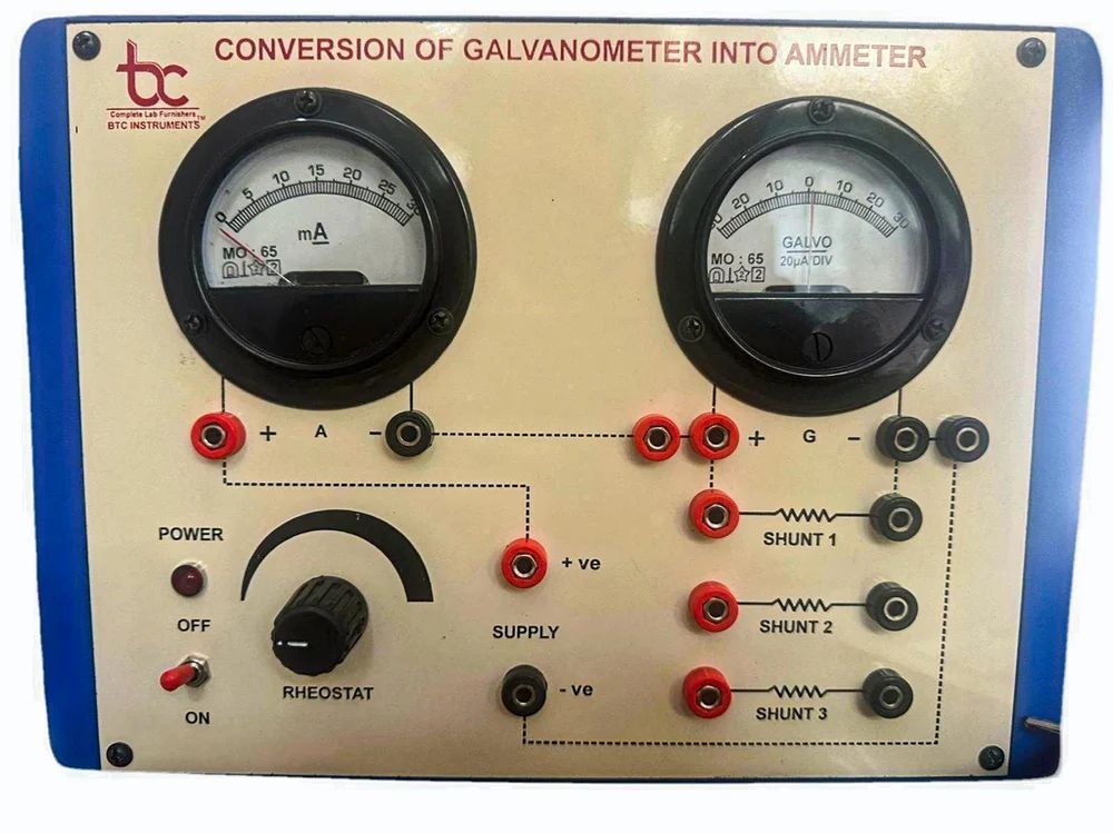 PBE-E023 CONVERSION OF GALVANOMETER TO AMMETER PBE-E023 CONVERSION OF GALVANOMETER TO AMMETER