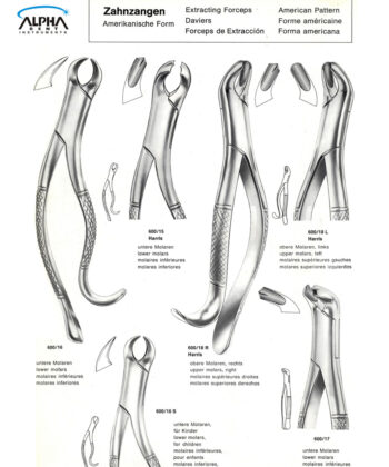 HSI-1268 HARRI’S EXTRACTING FORCEPS