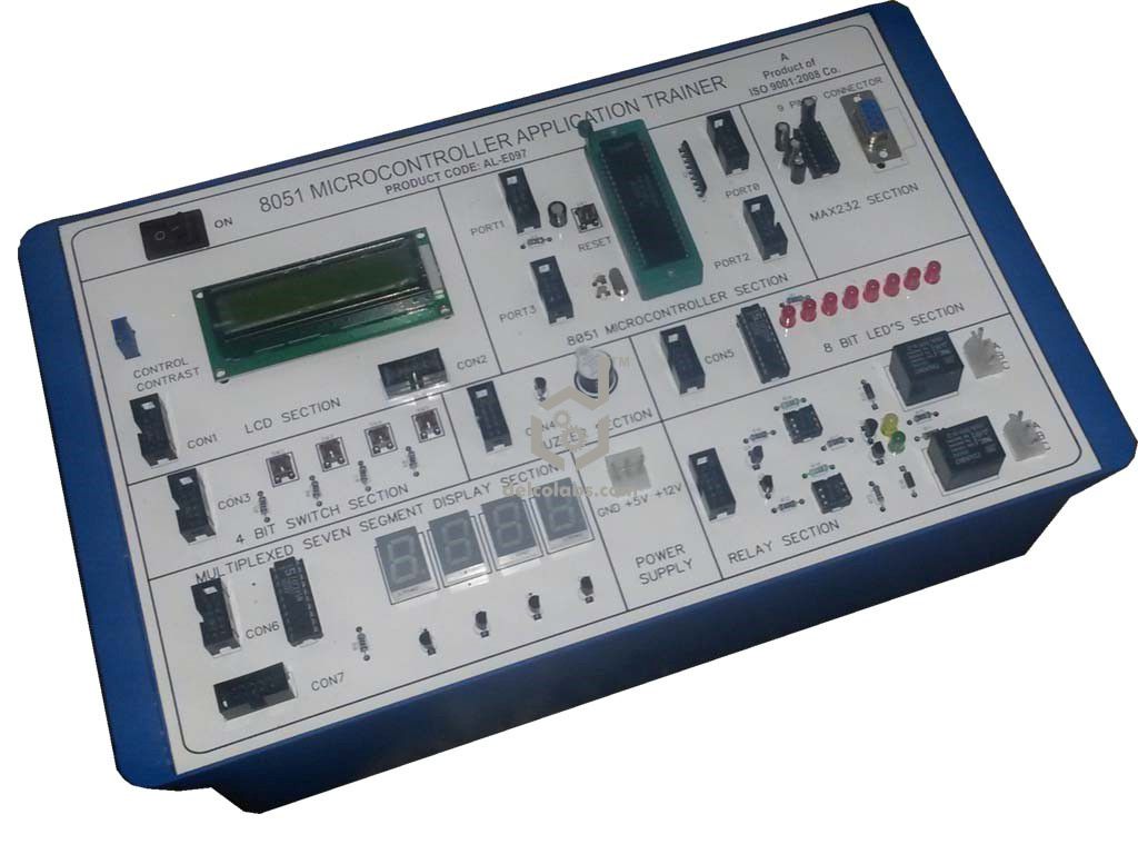 PMM-E097 8051 MICROCONTROLLER TRAINER (ASSEMBLY LANG.-LED) PMM-E097 8051 MICROCONTROLLER TRAINER (ASSEMBLY LANG.-LED)