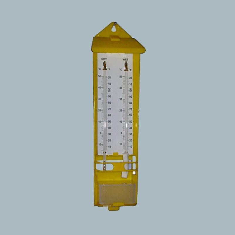 PHY-MESS-58 WET & DRY THERMOMETER PLASTIC BODY YELLOW PHY-MESS-58 WET & DRY THERMOMETER PLASTIC BODY YELLOW