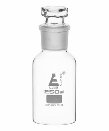 LGW-372 BOTTLES WIDE MOUTH with interchangeable stopper for 15mm. Suba Seals.