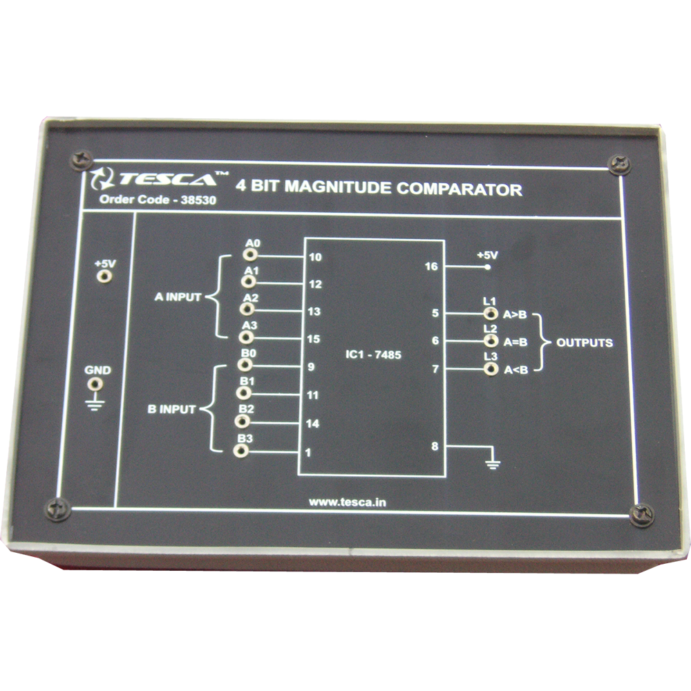 PDE-E104 STUDY OF 4 BIT COMPARATOR PDE-E104 STUDY OF 4 BIT COMPARATOR
