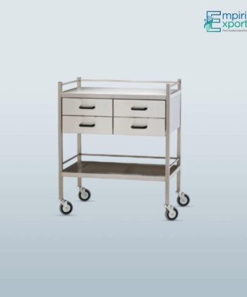 HF-195 MEDICINE TROLLEY 4 DRAWERS