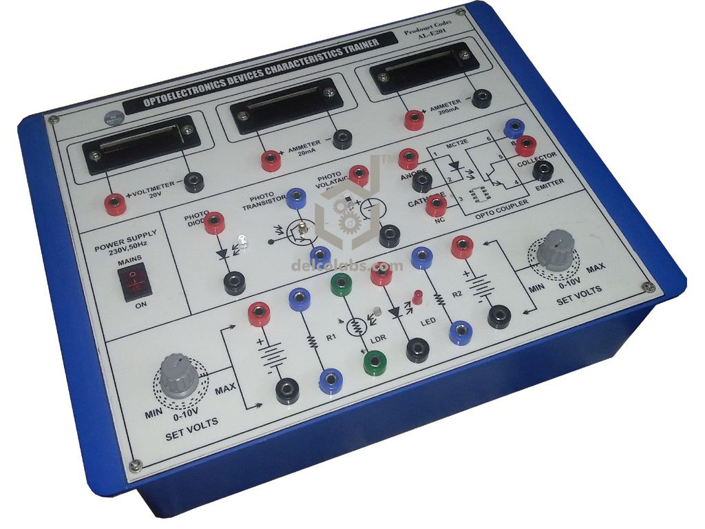 PBE-E201 OPTO ELECTRONICS DEVICES CHARACTERISTICS TRAINER (DIGITAL) PBE-E201 OPTO ELECTRONICS DEVICES CHARACTERISTICS TRAINER (DIGITAL)