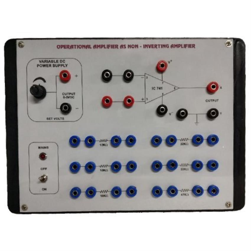 POA-E177 OP-AMP AS INVERTING AND NON-INVERTING AMPLIFIER TRAINER POA-E177 OP-AMP AS INVERTING AND NON-INVERTING AMPLIFIER TRAINER