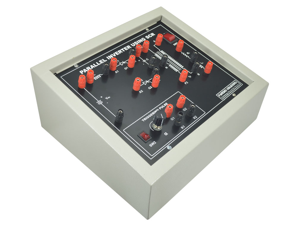 PEDE-672 SINGLE PHASE PARALLEL INVERTER USING SCR PEDE-672 SINGLE PHASE PARALLEL INVERTER USING SCR