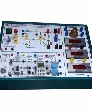 PEDE-307 SINGLE PHASE HALF-FULL WAVE UNCONTROLLED RECTIFIER TRAINER