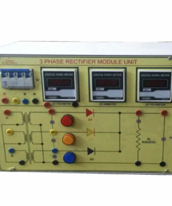 PEDE-310 THREE PHASE HALF WAVE UNCONTROLLED RECTIFIER TRAINER