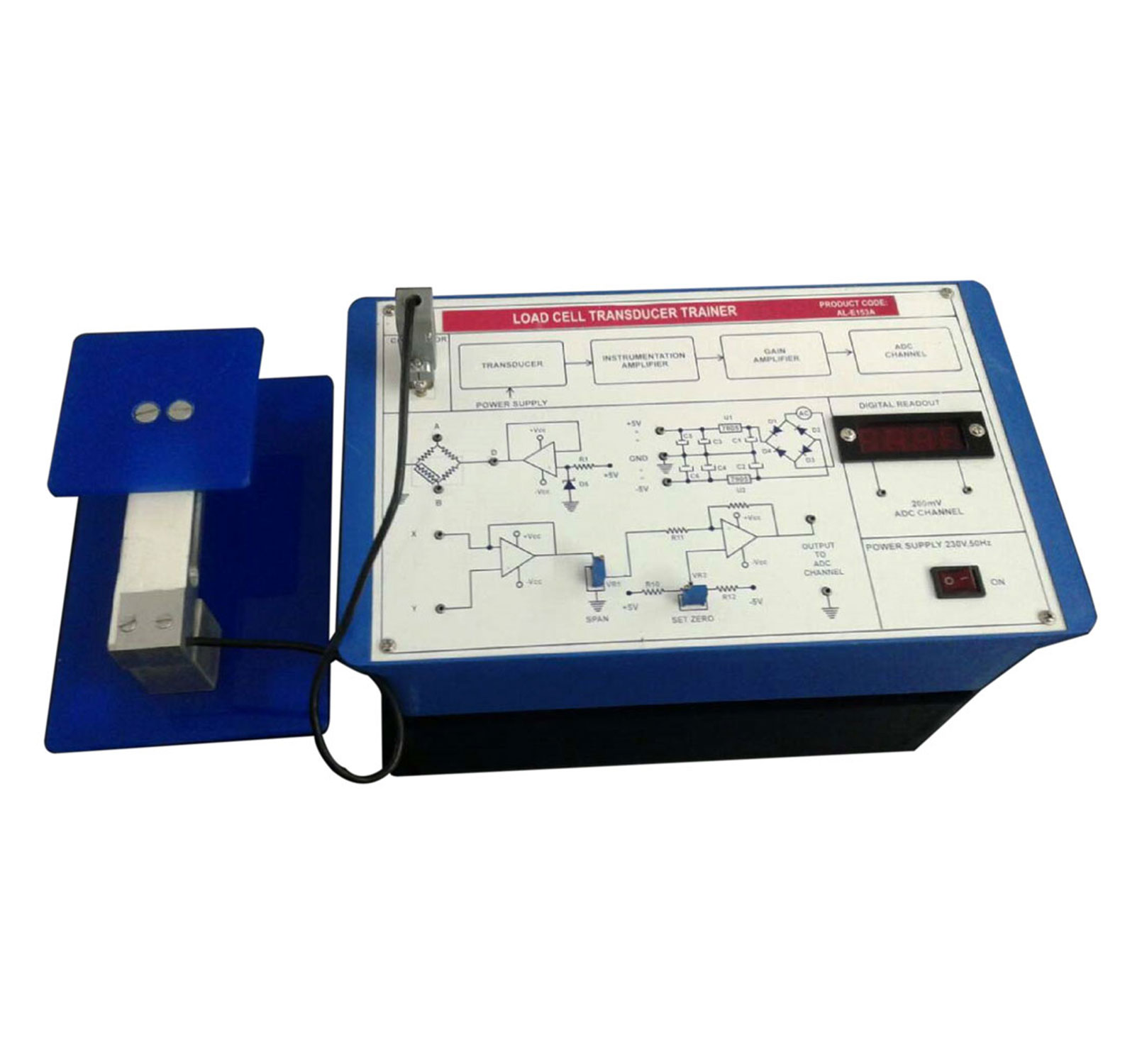 PIL-E149B LOAD CELL AS STRAIN GAUGE TRANSDUCER TRAINER PIL-E149B LOAD CELL AS STRAIN GAUGE TRANSDUCER TRAINER