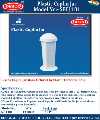 LPW-48 COPLIN JAR PLASTIC