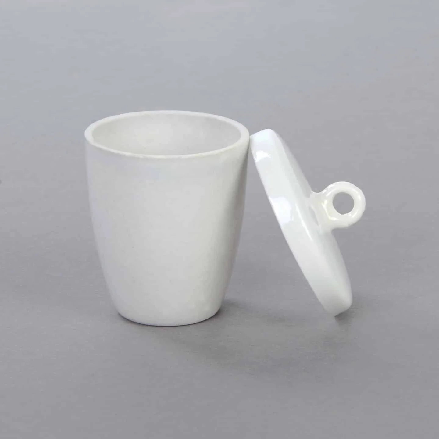 POR-3 CRUCIBLE, TALL FORM PORCELAIN WITH LID POR-3 CRUCIBLE, TALL FORM PORCELAIN WITH LID