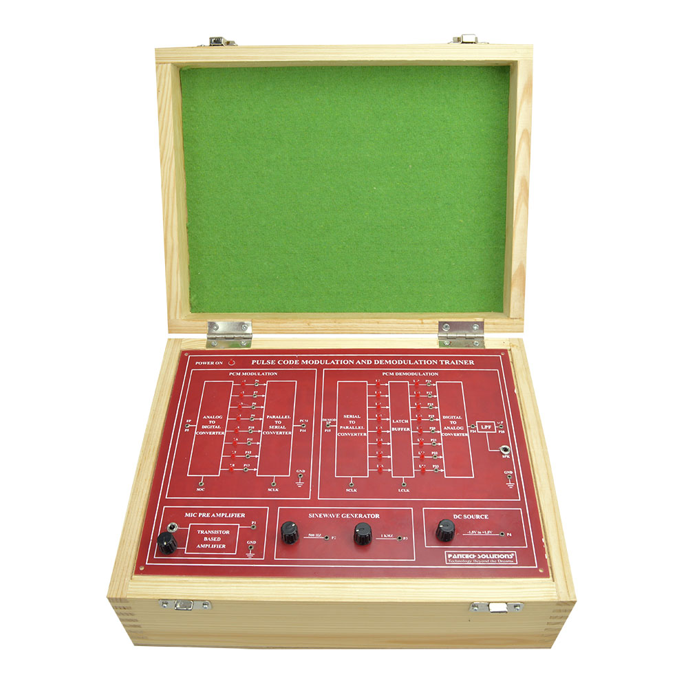 PCT-E164 PULSE CODE MODULATION AND DEMODULATION TRAINER PCT-E164 PULSE CODE MODULATION AND DEMODULATION TRAINER