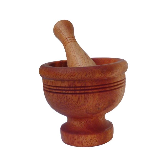 POR-21 MORTAR WITH WOODEN HANDLE PESTLE POR-21 MORTAR WITH WOODEN HANDLE PESTLE