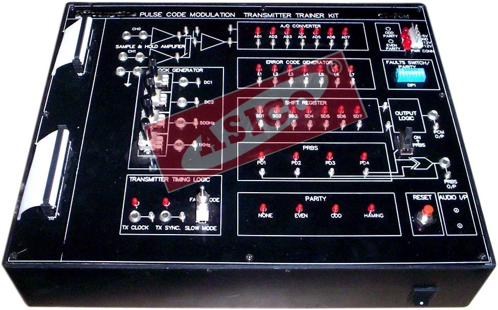 PCT-E528 TDM PULSE CODE MODULATION TRANSMITTER TRAINER PCT-E528 TDM PULSE CODE MODULATION TRANSMITTER TRAINER