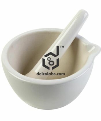POR-20 MORTAR & PESTLE, PORCELAIN