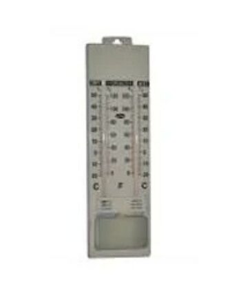 PHY-MESS-59 WET & DRY THERMOMETER PLASTIC BODY WHITE